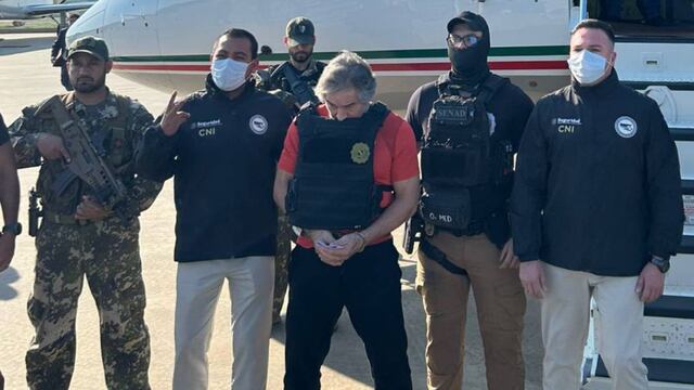 Trasladan a Hernán Bermúdez Requena a México