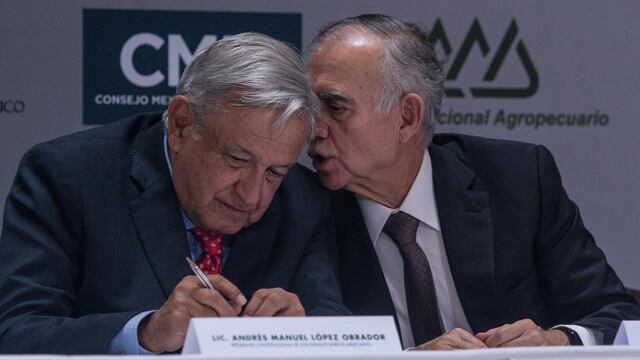 El presidente Andrés Manuel López Obrador y Alfonso Romo