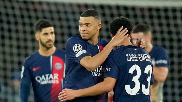 Kylian Mbappé en su etapa con el PSG