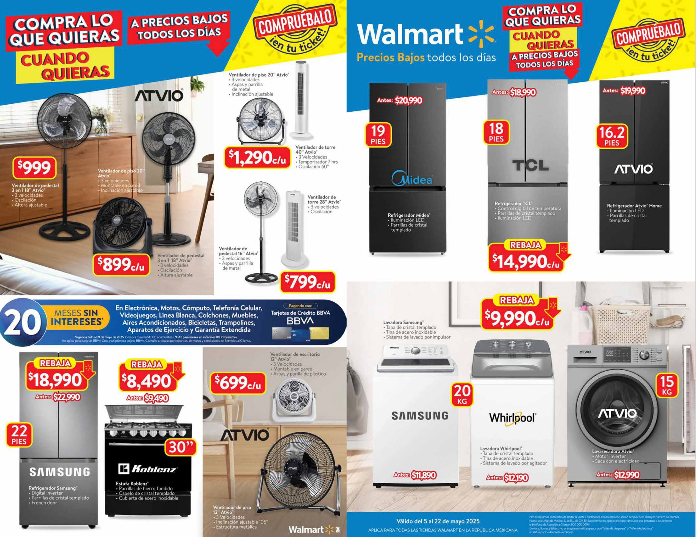 Estas son las ofertas y descuentos en Walmart hasta el 22 de mayo 2025.