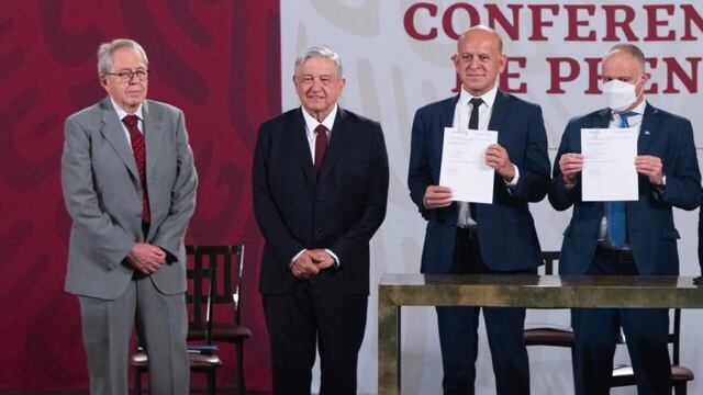 Firma del acuerdo con la UNOPS