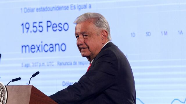 AMLO asegura que el peso se mantiene fuerte