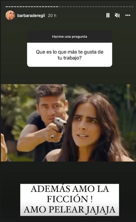 Bárbara de Regil sobre ser actriz.