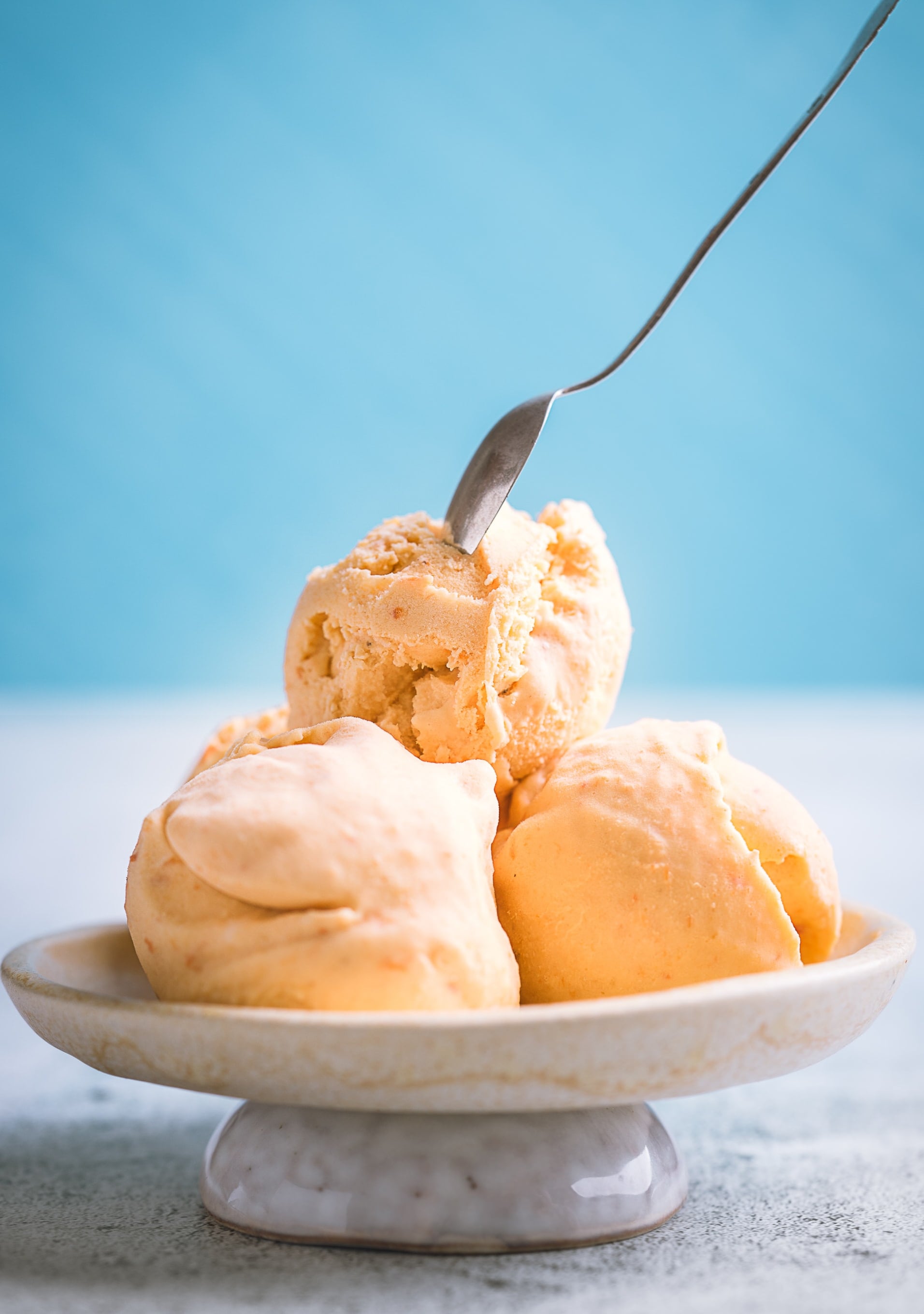 Helado sabor a vainilla