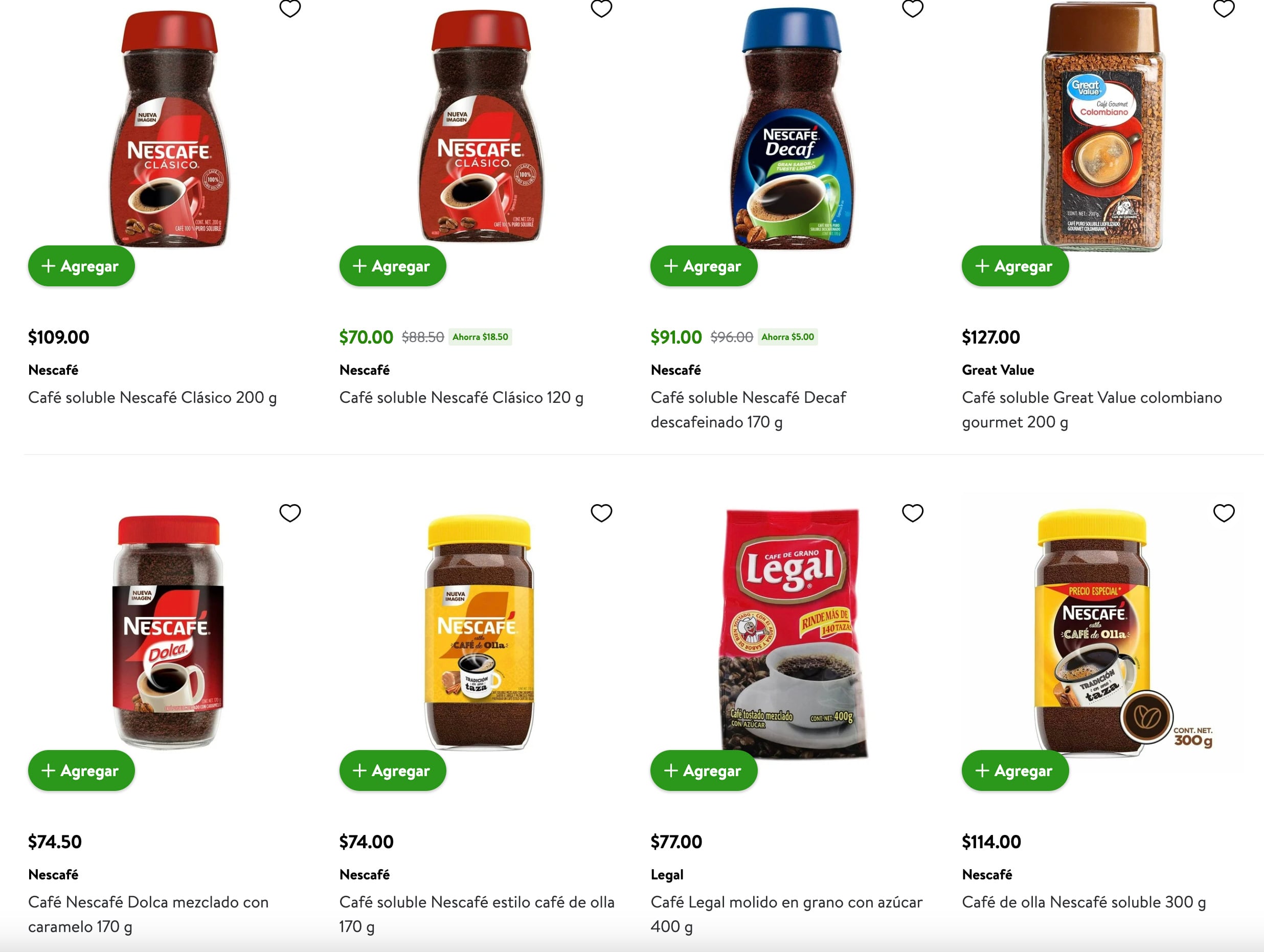 Ofertas de café en Bodega Aurrerá