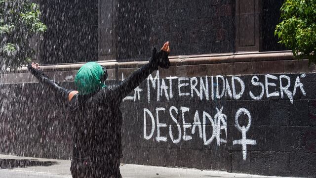 Protesta feminista por el aborto legal