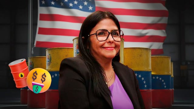 Delcy Rodríguez dijo que la venta de petroleo a Estados Unidos ayudará acombara la inflación y recuperar el poder adquisitivo de los venezolanos