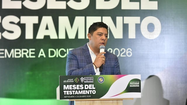 “Meses del Testamento”: Ricardo Gallardo busca dar certeza jurídica a familias de SLP.
