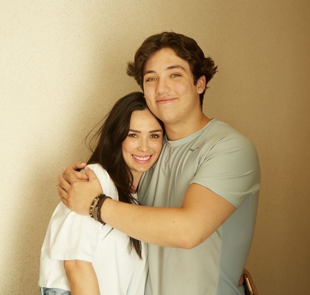 Charito Ruiz y su hijo Jorge Ernesto D'Alessio.