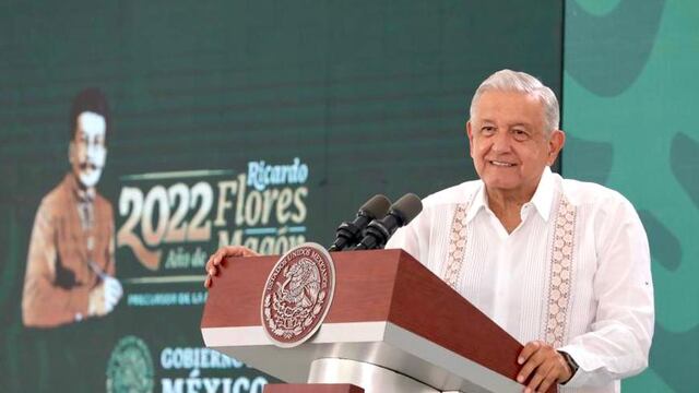 AMLO en la conferencia mañanera del 10 de junio de 2022