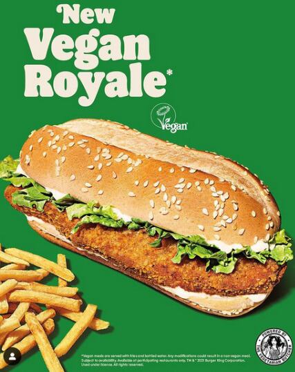 Burger King, opción vegana