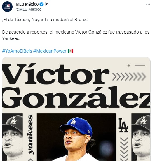 MLB - Víctor González