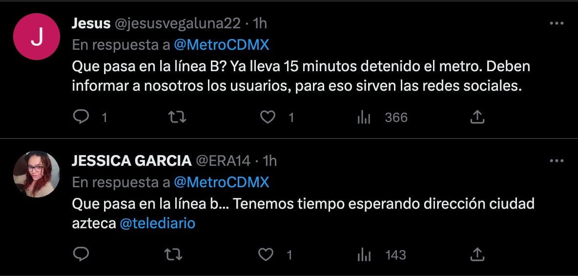 ¿Qué pasa en la Línea B del Metro CDMX? Retiran tren y generan retrasos de hasta 20 minutos