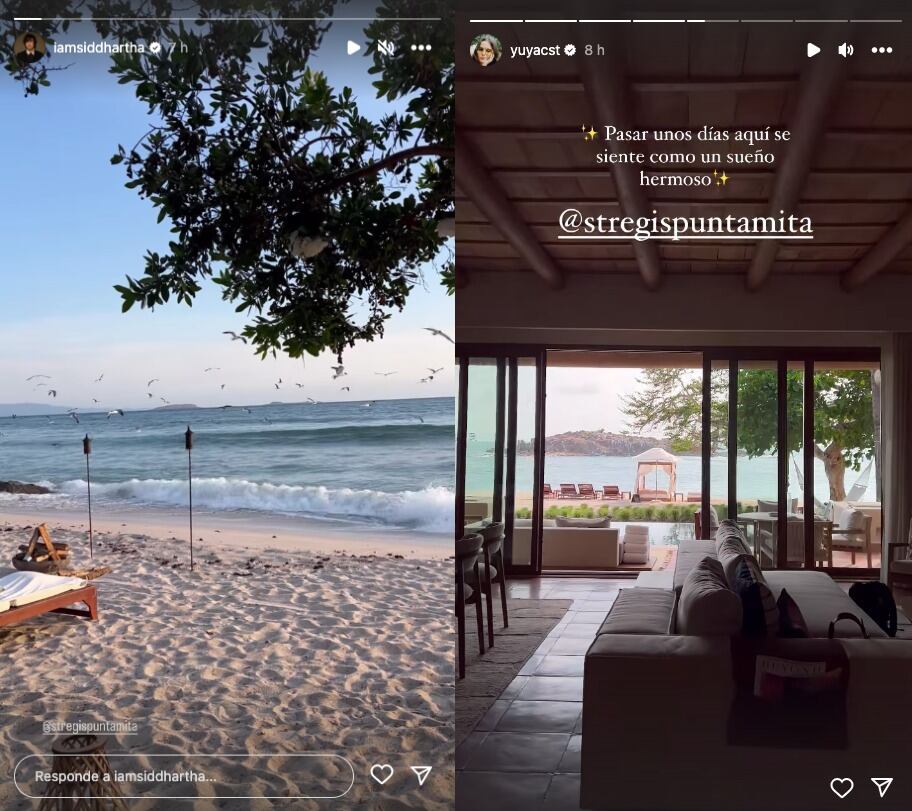 Siddharthay, Yuya y su hija Mar se van a la playa para pasar tiempo en familia