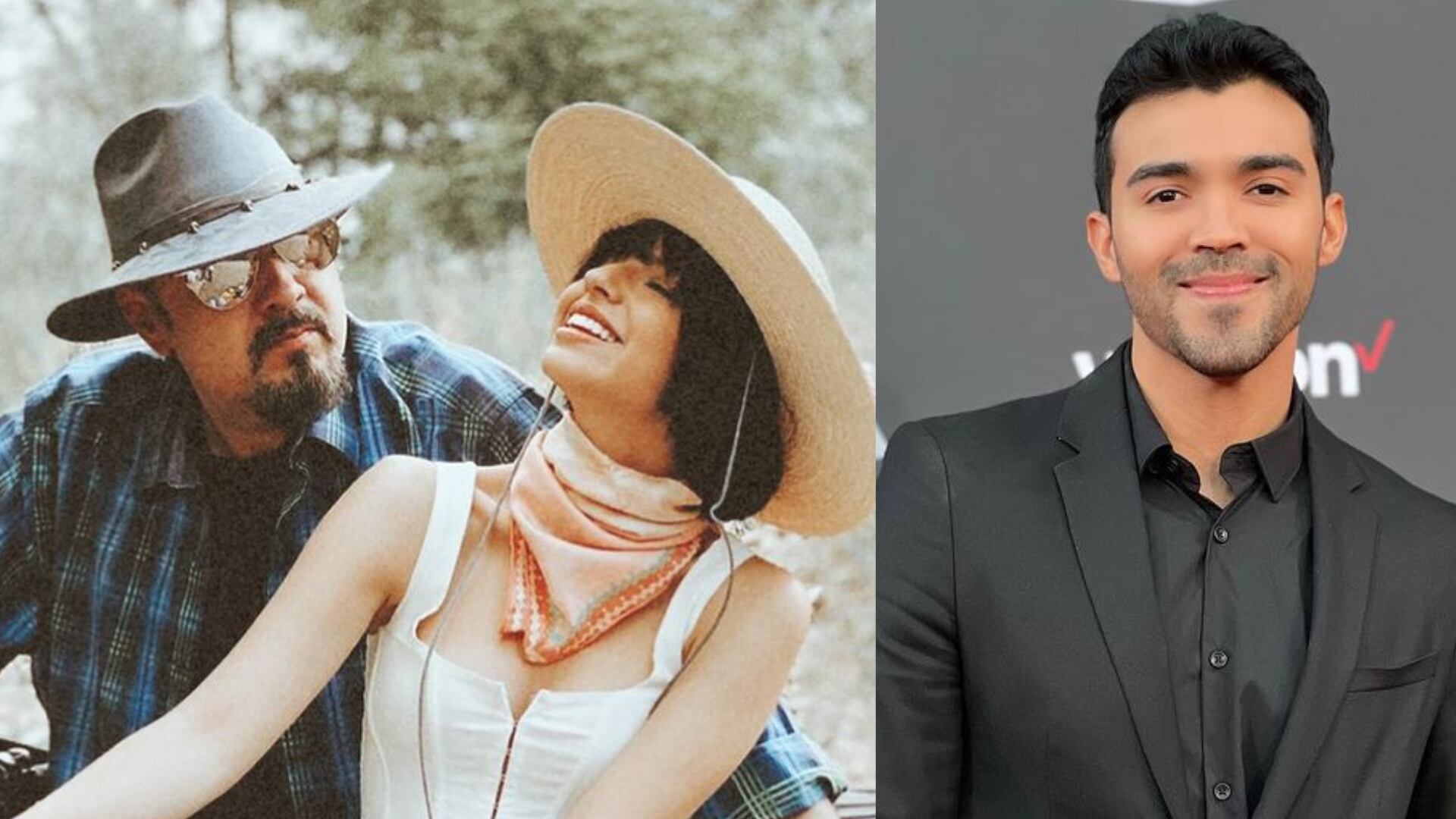 Pepe Aguilar, Ángela Aguilar y Gussy Lau.