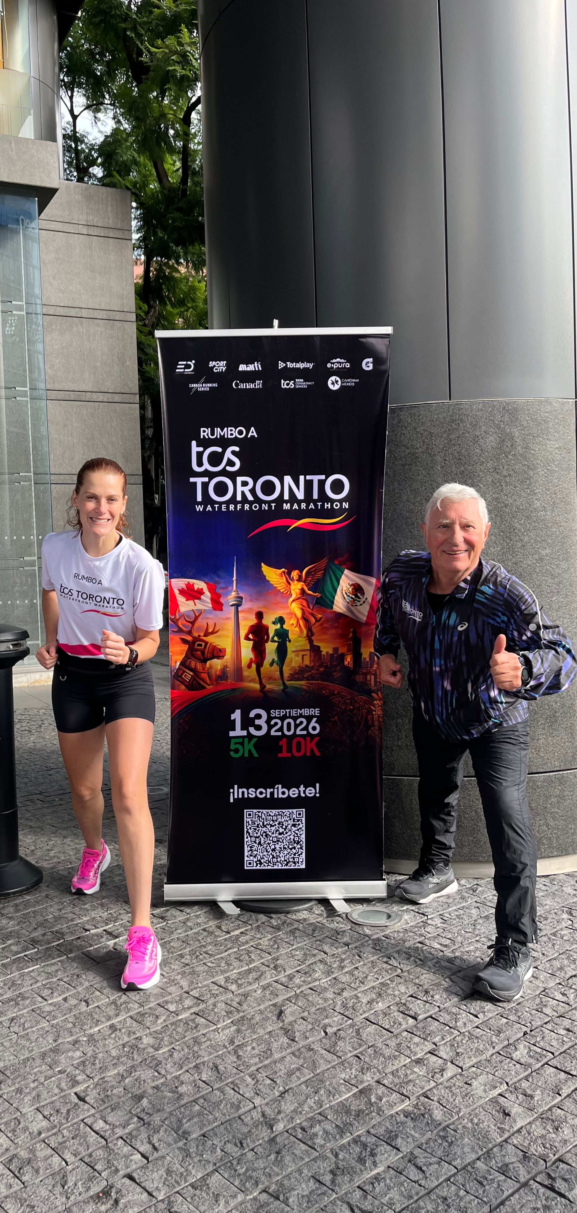 Todo listo para la Carrera Rumbo al TCS Toronto Waterfront Marathon en CDMX