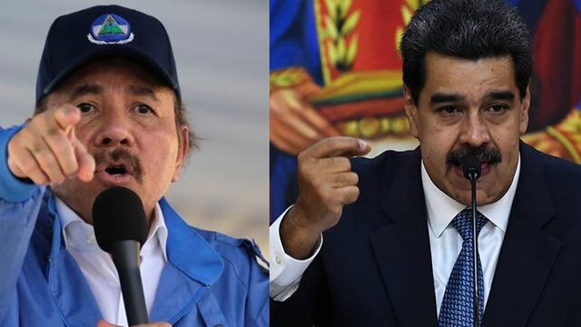 Daniel Ortega y Nicolás Maduro