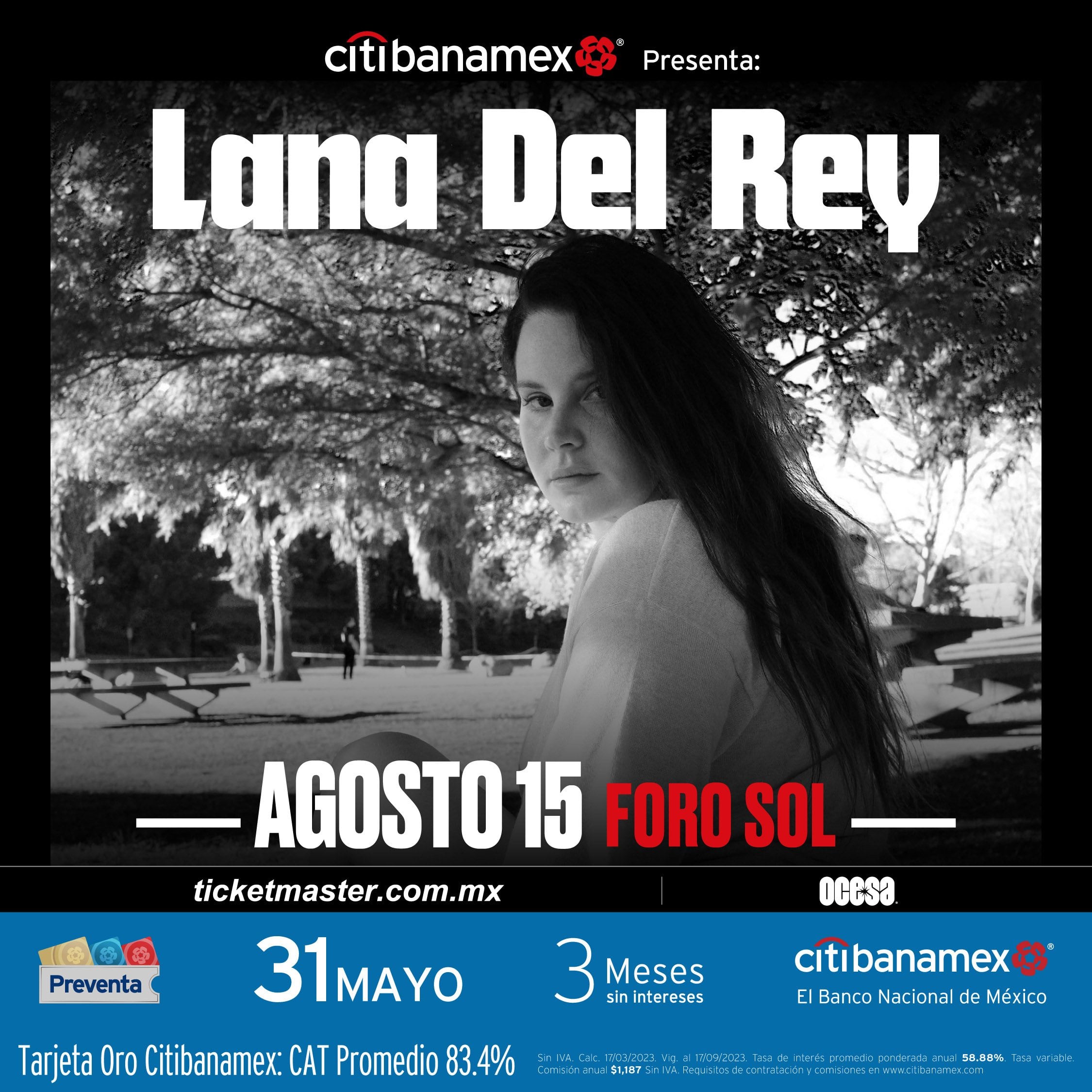 Concierto de Lana del Rey en México