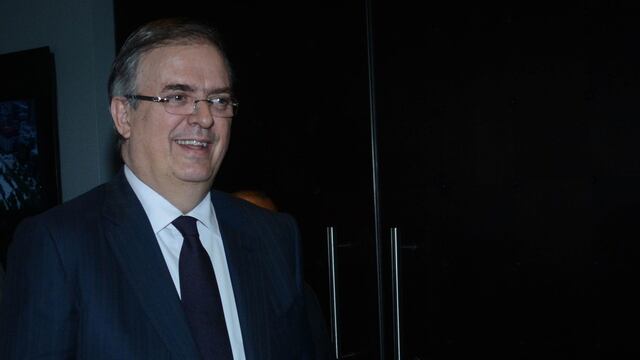 Marcelo Ebrard, secretario de Relaciones Exteriores, ofreció mensaje a los medios de comunicación luego de sostener una reunión privada con integrantes de la Unión Nacional de Trabajadores (UNT).