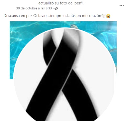 Yoyis García de luto por Octavio Ocaña.