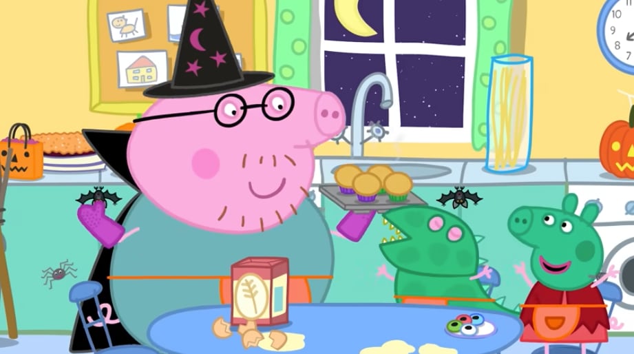 Peppa Pig y los dulces de Halloween