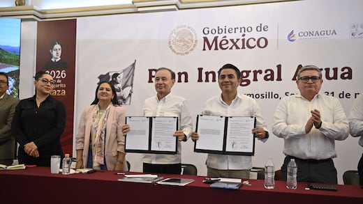 Sheinbaum y Durazo impulsan inversión de 11 mil mdp en obras hídricas en Sonora