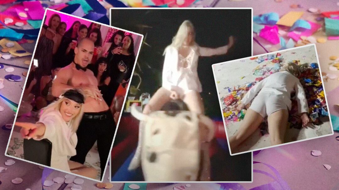 Lele Pons tuvo una salvaje despedida de soltera y su rodilla salió herida