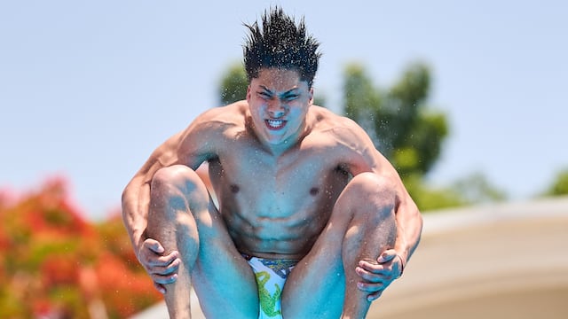 Osmar Olvera dominó el trampolín de 1 metro para ganar la medalla de oro