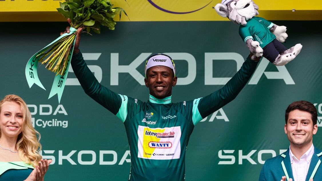 Biniam Girmay consigue su segunda victoria de etapa en el Tour de Francia