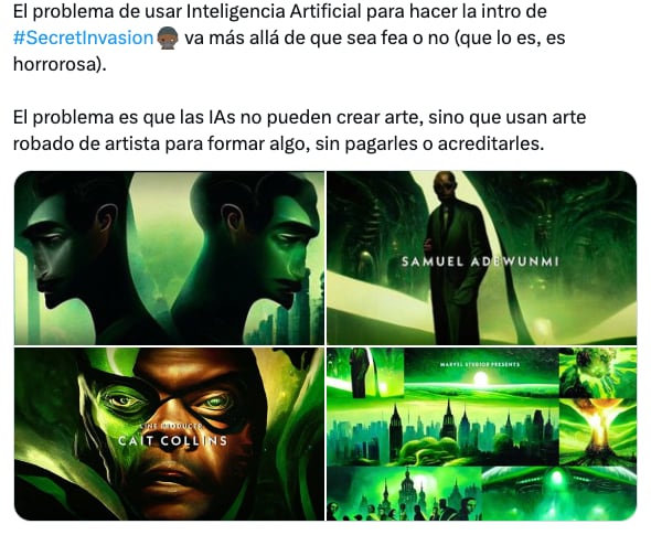 Intro de Secret Invasion, la nueva serie de Marvel, fue hecha por inteligencia artificial