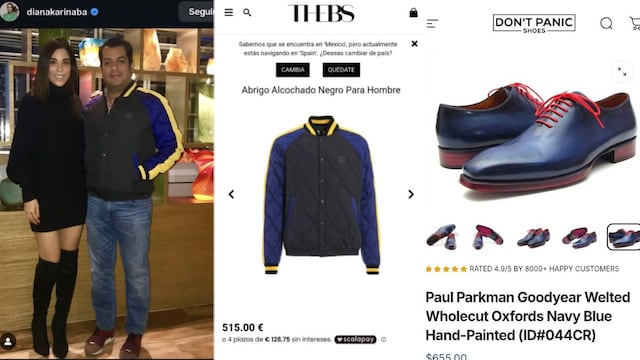 Ejemplo de los lujos de Diana Karina Barreras y su esposo Sergio Gutiérrez Luna