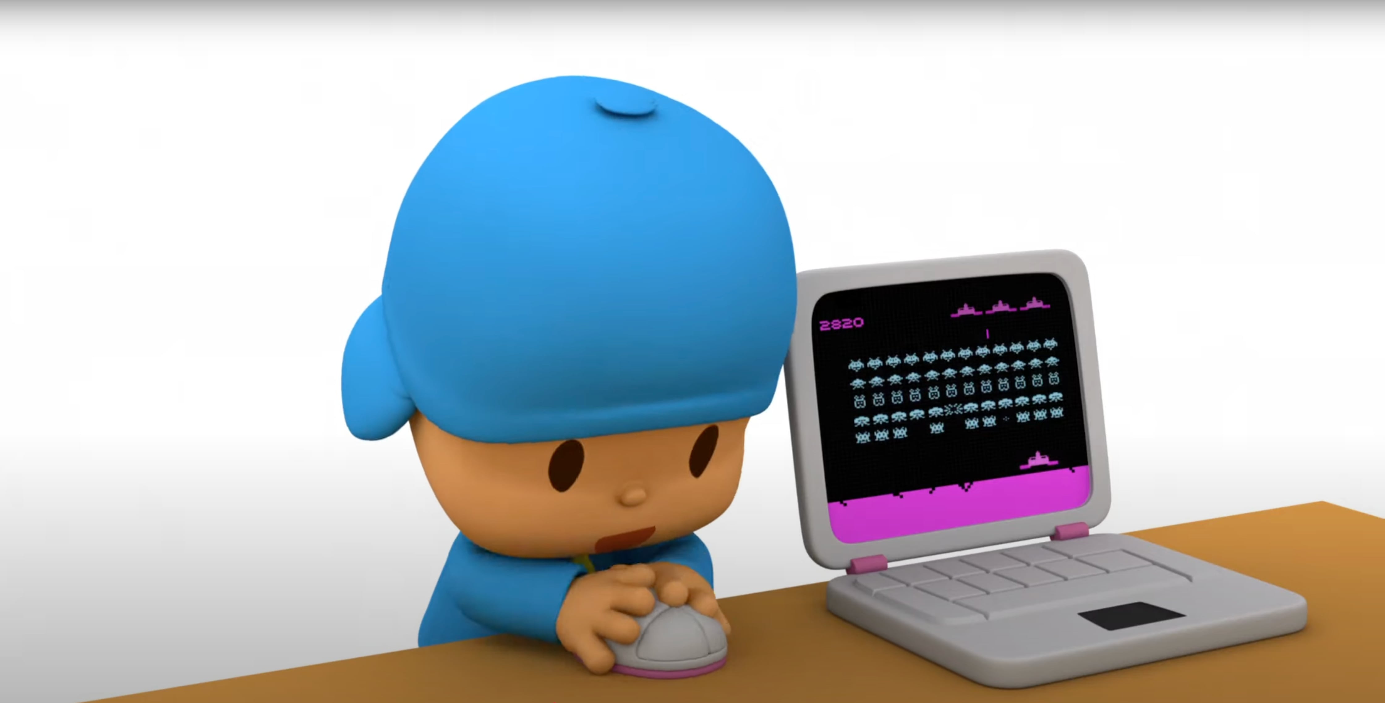 Pocoyó aprende de informática en el Día Mundial del Aprendizaje Digital de este 19 de marzo