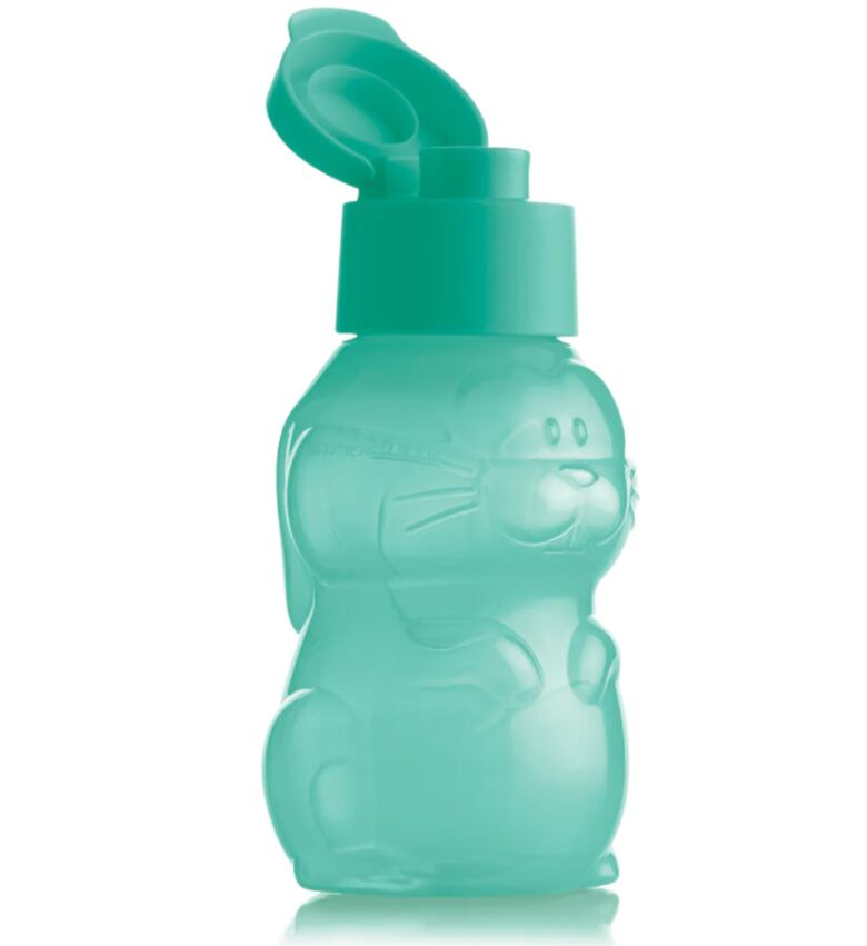 Vaso de conejo en Tupperware