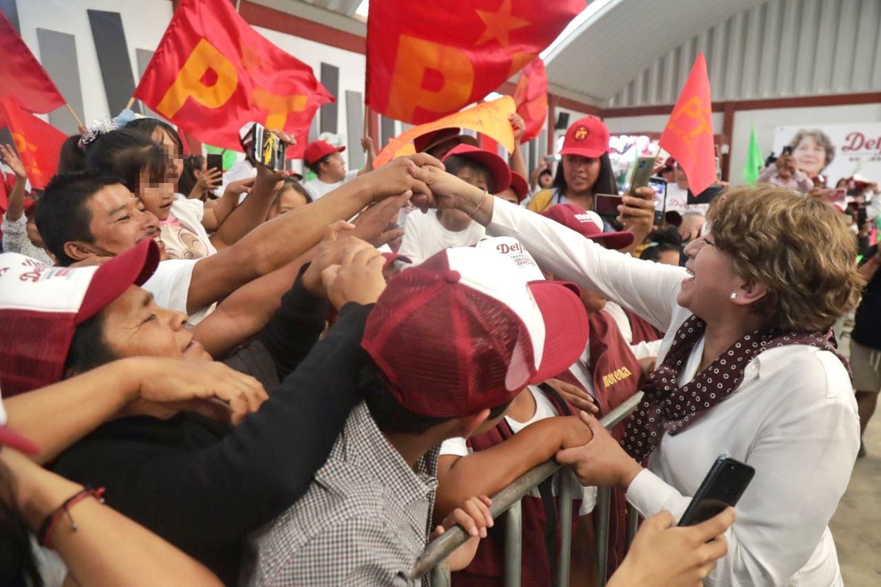 Delfina Gómez recibió a ex integrantes de Movimiento Ciudadano