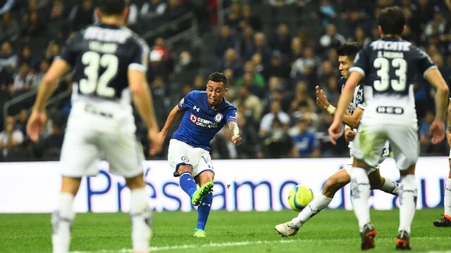 Rodríguez marcó uno de los tantos en el empate de Cruz Azul