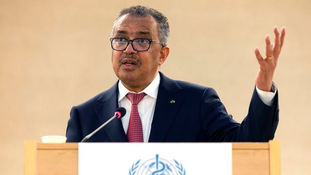 Tedros Adhanom Ghebreyesus, director general de la Organización Mundial de la Salud