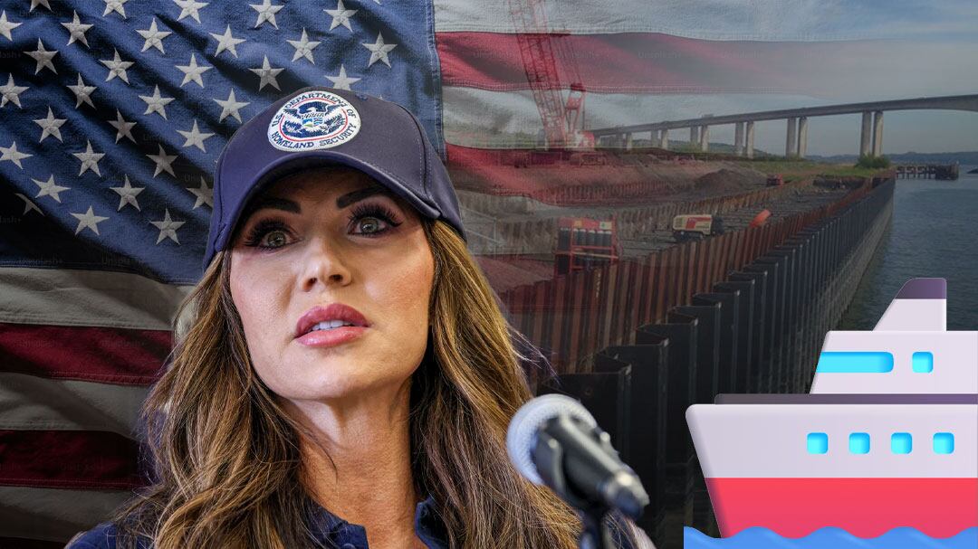 Kristi Noem anuncia “River Wall”: Estados Unidos desplegará barcos en el Río Bravo