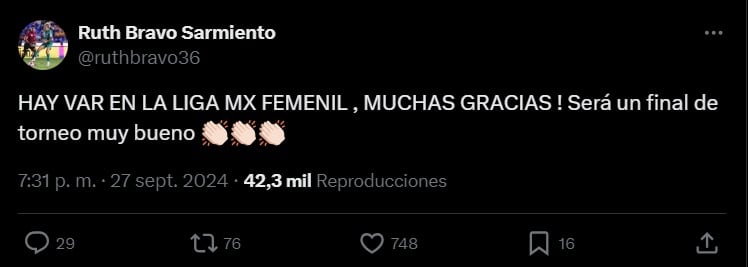 Ruth Bravo explota contra la Liga MX Femenil