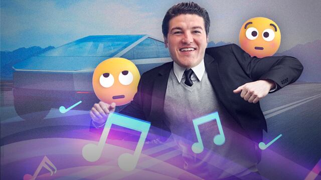 Samuel García baila para evitar hablar de Cybertruck