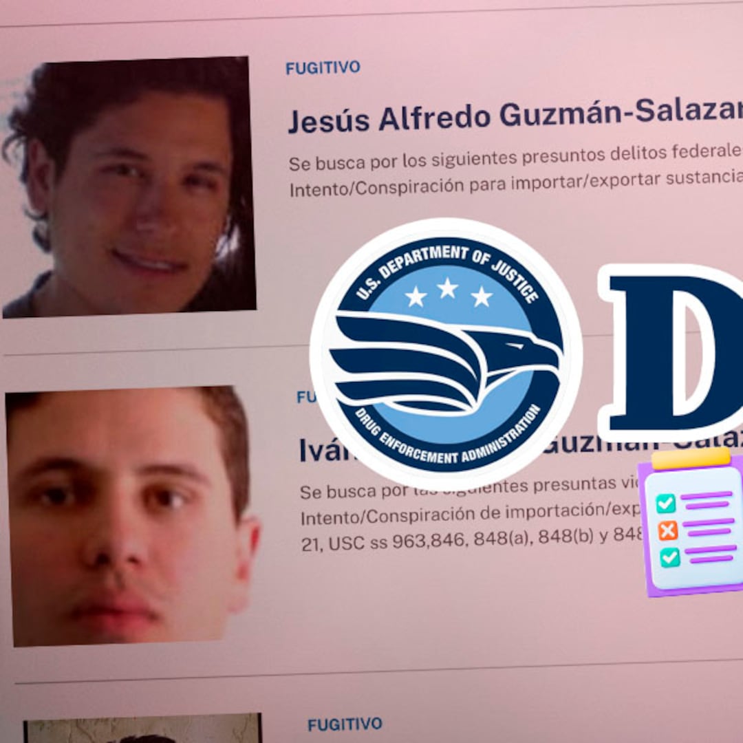 Los Chapitos encabezan lista de los más buscados de la DEA