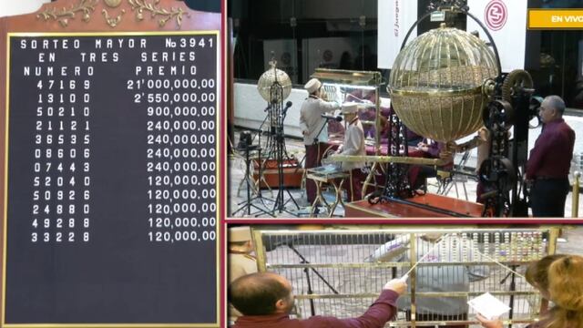 Resultados Sorteo Mayor 3941 de Lotería Nacional: Ganadores de hoy 27 de agosto