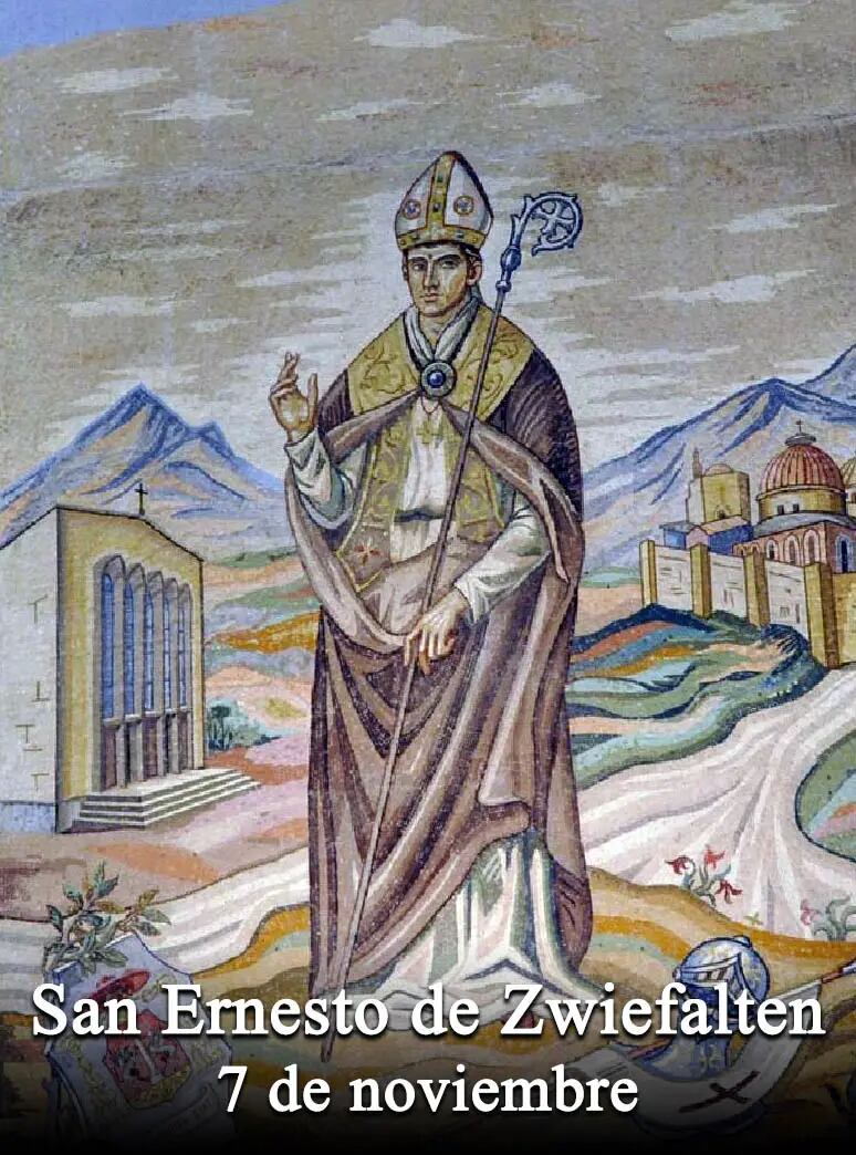 Santoral católico de hoy 7 de noviembre: San Ernesto, San Amaranto, San Atenodoro y 12 santos más que se celebran