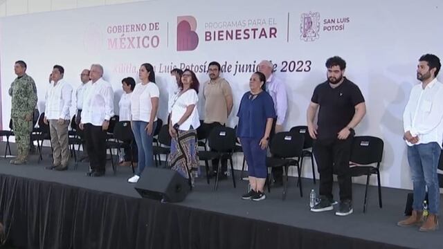 Ariadna Montiel detalla cuantas personas son beneficiaras de 15 programas para el bienestar en San Luis Potosí