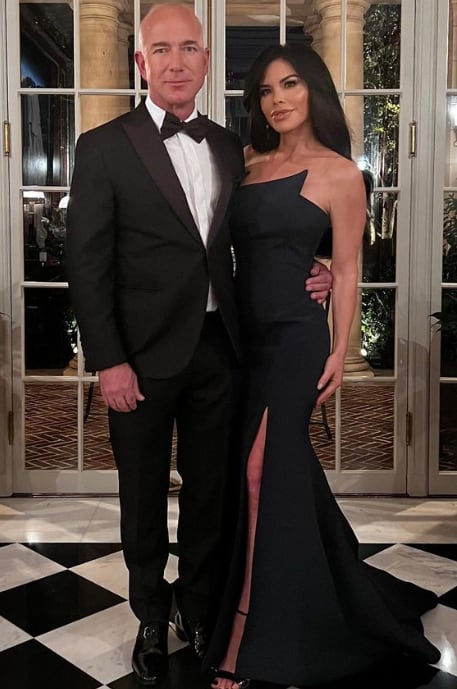 Jeff Bezos y Lauren Sánchez