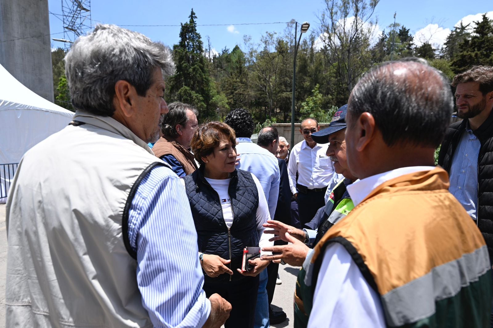 DELFINA GÓMEZ ACOMPAÑÓ A AMLO AL TREN INTERURBANO MÉXICO-TOLUCA