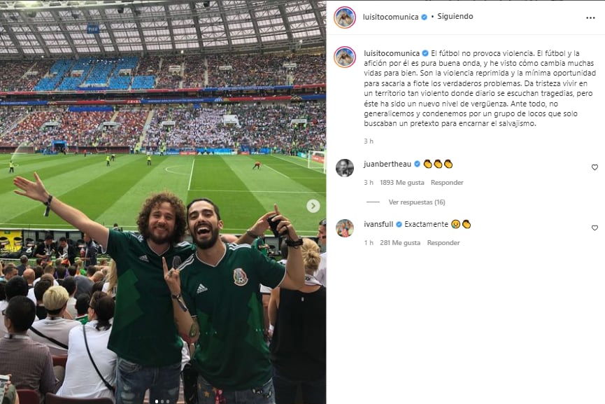 Luisito Comunica habla del enfrentamiento Querétaro vs Atlas