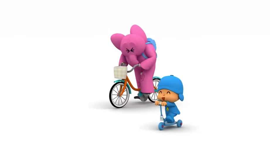 Pocoyó por Día Nacional de la Bicicleta Eléctrica
