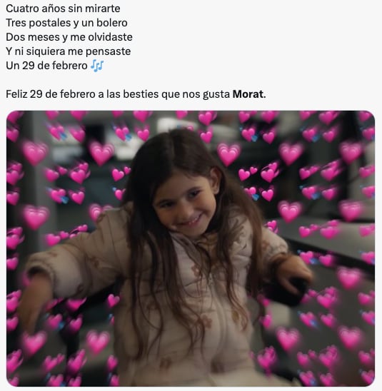 La canción de Morat inspira memes este 29 de febrero
