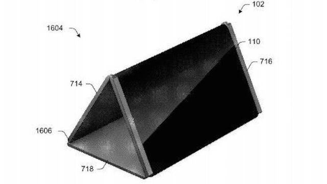 Patente de teléfono plegable solicitada por Microsoft.