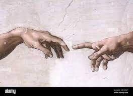 Dedo De Dios dirigido a Adán